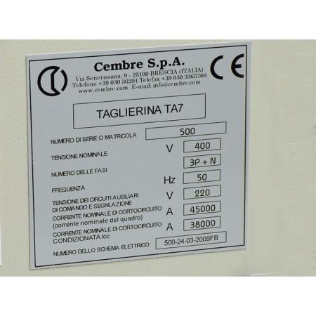TABLICA MG-VRT-A CEMBRE 88903