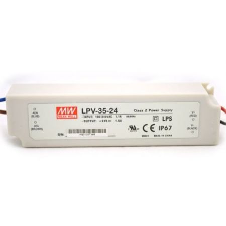 NAPAJALNIK LPV-35-24 35W 1,5A 24VDC IP67