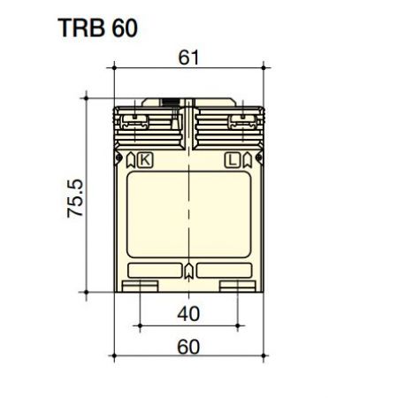 TOKOVNI TRANSFORMATOR TRB60 20/5A  SOCOMEC 192T0520