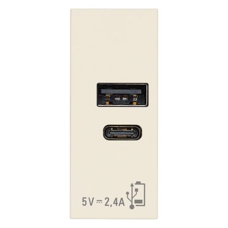 VTIČNICA USB A+C 5V 2,4A 12W CANAPE BARVE 30292.ACC